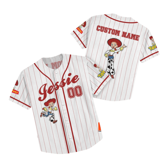 Custom Jessie Toy Story Baseball Jersey, Toy Story Character Jersey Shirt, Disney Family Matching Jersey, Jessie Disneyland Trip Outfit