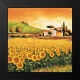 thumbnail image 2 of Leblanc, Richard 20x20 Black Modern Framed Museum Art Print Titled - Valley of Sunflowers, 2 of 5