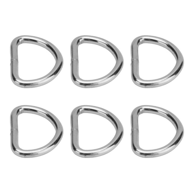 D Rings, Premium Iron Metal Rings Firm Clasp For Bag For Clothes For Backpack Gold,Gray,Silver