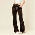 thumbnail image 4 of Juslio Women Pants Comfortable High Waist with Pockets Casual Wide-Leg Pants, 4 of 9