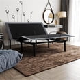 thumbnail image 4 of Pemberly Row Adjustable Bed Frame with Wired Remote - Dark Gray Fabric, 4 of 9