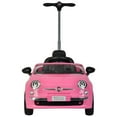 thumbnail image 4 of Best Ride On Cars Fiat 500 Push Car White Stroller, 4 of 5