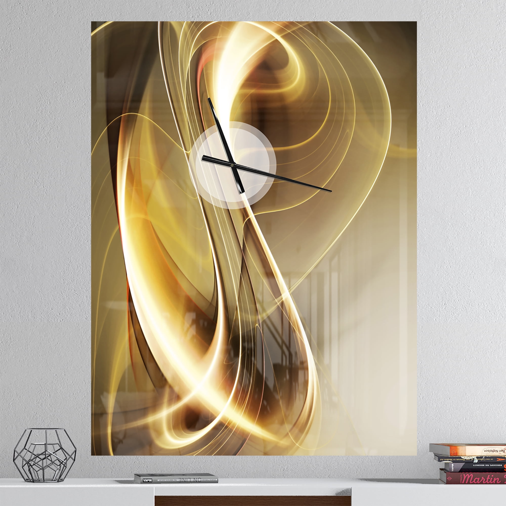 Designart 'Elegant Modern Sofa' Modern wall clock