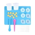 thumbnail image 3 of KLKCMS Tasses à Mesurer en Silicone Kit d'Outils de Mélange de Résine, Tasses de Mélange en Silicone Outils de Colle DIY Tasse pour Moule de Coulée de Résine Époxy 27 Pcs, 3 of 9