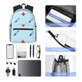 thumbnail image 4 of Disketp Syringe And Red Cross Mochila Ligera Clásica con Múltiples Bolsillos, Mochila Casual para Hombre y Mujer, Ideal para Escuela, Trabajo y Viajes, 4 of 6