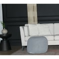thumbnail image 6 of Modern Semi-Rounded Cable Knitted Cotton Pouf Cozy Seating for Kids & Adults Versatile Decor for Living Room and Bedroom (21" X 21" X 18"), 6 of 6