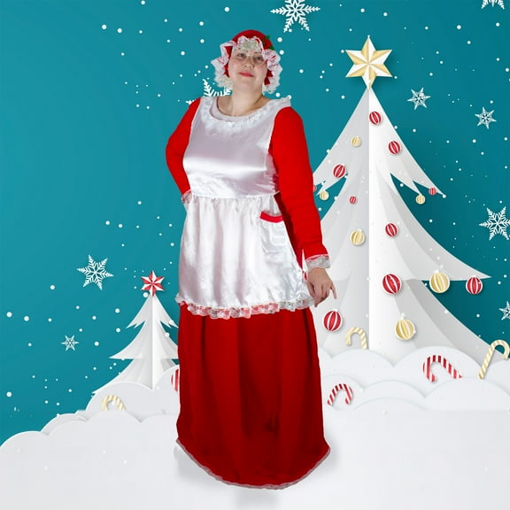 Northlight Women's Mrs. Claus Costume Set - Size Large