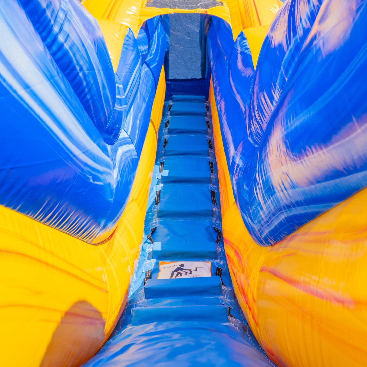 JumpOrange Melting Arctic 15 ft Commercial Grade Inflatable Water Slide (with Pool and Blower)