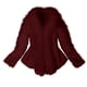 thumbnail image 1 of Abrigo informal de manga larga sin capucha para mujer, chaquetas y abrigos de piel sintética, elegante, grueso y cálido, nuevo, a la moda, chaqueta de piel sintética para mujer, 1 of 8