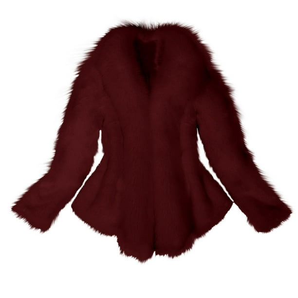 Abrigo informal de manga larga sin capucha para mujer, chaquetas y abrigos de piel sintética, elegante, grueso y cálido, nuevo, a la moda, chaqueta de piel sintética para mujer