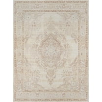 Momeni Rugs ISABEISA-1IVY7AA6 Isabella Polyester Area Rug, 7'10" X 10'6", Ivory