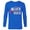 Royal, variant on WHAT IF…? Howard The Duck When You’re Out of Luck - Long Sleeve T-Shirt for Men – Customized-Royal