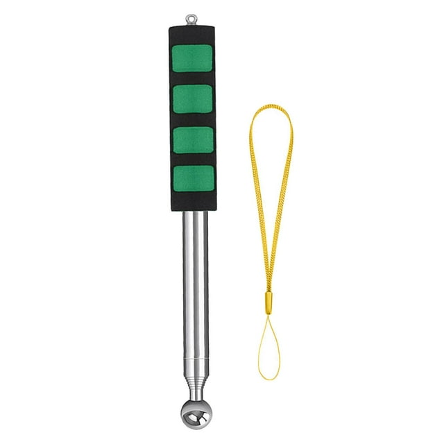 S SERENABLE Portable Retractable Flag Pole Teaching Pointer Durable Sponge Grip Flagpole 140cm