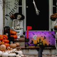 thumbnail image 4 of Halloween Mailbox Covers Magnetic 21" X 18" Bats Ghost Pumpkin Spider Mailbox Cover Standard Size Mailbox Wraps Post Letter Box Covers Garden Decorations Outdoor, 4 of 6