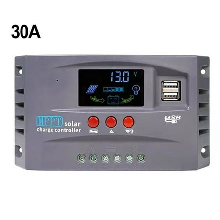 

Lierteer MPPT Solar Charge Controller 12V24V RegulatorColorful Screen Dual USB SolarPanel 30A