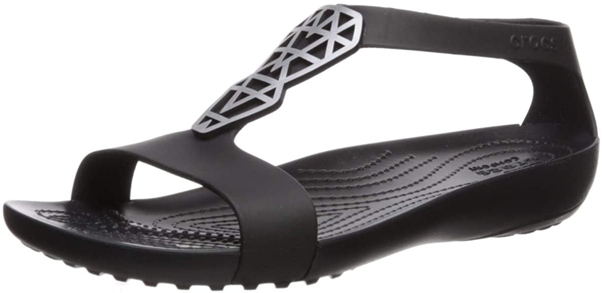 Crocs women's serena embellished flat sandal Clearance
