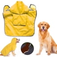 thumbnail image 2 of Barhoo Lightweight Hooded Dog Raincoat with Reflective Stripes, Adjustable Poncho Jacket for Large, Medium, and Small Dogs, Includes Storage Pocket for Easy Travel and Weather Protection, 2 of 9