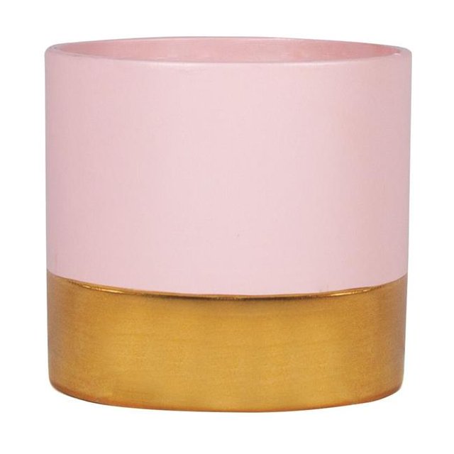 Pink & Rose Gold Planter