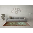 thumbnail image 3 of Ahgly Company Indoor Rectangle Oriental Light Blue Industrial Area Rugs, 5' x 7', 3 of 4