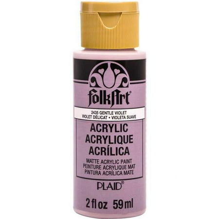 UPC: 0028995024351 | Plaid-Craft FA-2435 Gentle Violet – FolkArt Acrylic Paint 2 oz