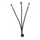 thumbnail image 3 of Caja Cable divisor del ventilador 2pcs A 3x 3pin Fan Divisor Cable de Alimentación Con Manguito Para Pc Magideal Caja Cable divisor del ventilador, 3 of 7