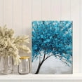 thumbnail image 2 of QISVANSET Blue Blossom Tree Canvas Wall Art 15.75x11.81 Inches, 2 of 5