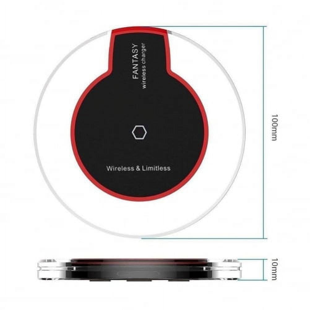 Fast Wireless Charger 7.5W and 10W Charging Pad Slim W2D for LG G8 ThinQ, G7 ThinQ - Motorola Droid Turbo 2, Edge Plus, Google Nexus 6, (2022), MAXX - Nokia XR20, 8 - OnePlus 9 Pro, 8 Pro