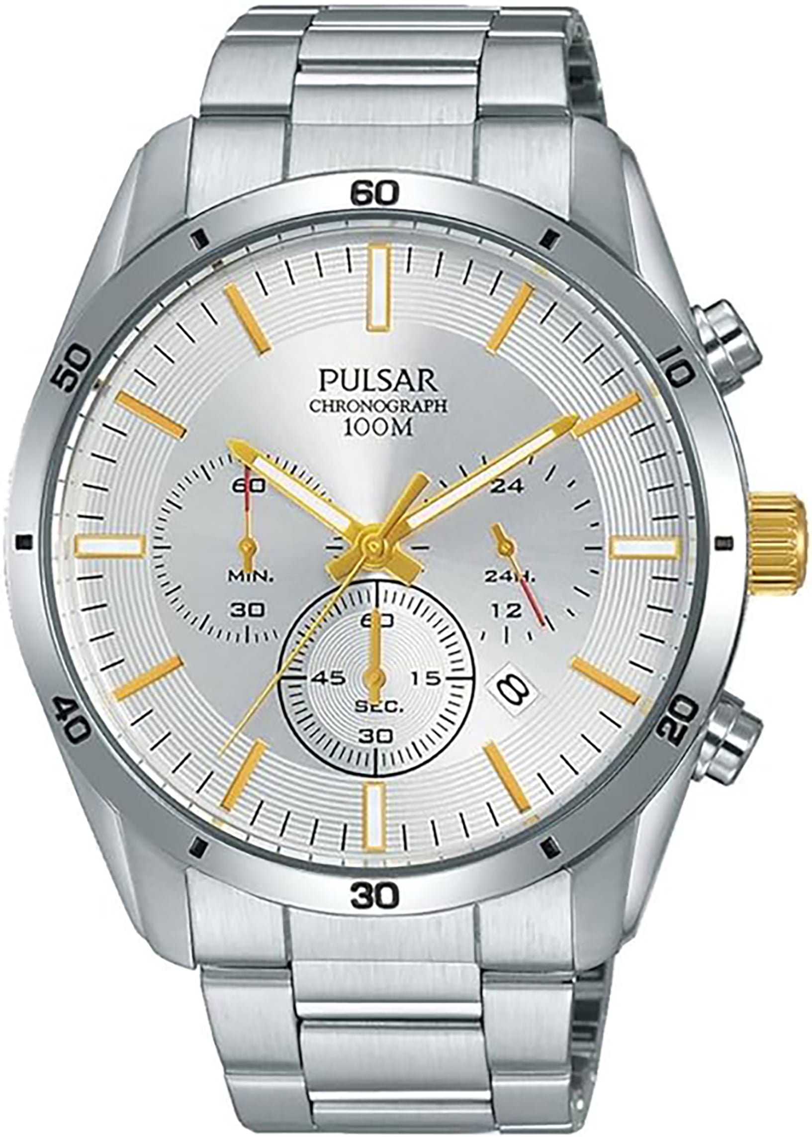 Pulsar Men's PF3289 Alarm Chronograph Watch - Walmart.com