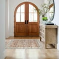 thumbnail image 3 of Boho Vintage Round Rug ft- Faux Wool Dreely Washable Area Rug Small Distressed Throw Rugs Floor Carpet for Door Mat Entryway Bedrooms Laundry (Round - ; Diameter Border ), 3 of 6