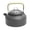Black1, variant on Black Portable Outdoor Camping Kettle Stainless Steel Large Capacity for Boiling Water Hiking Picnic and Travel