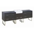 thumbnail image 1 of Imaginations Américaines 96,25 pouces W Vanity Set Gris, 1 of 1