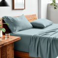 thumbnail image 1 of Washed King Sheet Set Premium UltraSoft Microfiber Bed Sheets Double Brushed Hypoallergenic Stain (King Washed Pebble Beach), 1 of 7