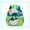 Green, variant on 100Fens Cute Dinosaur Cartoon Print Mini Backpack, Small Baby Backpack with Toddler Leash, Chest Buckle, Pre-K School Bag