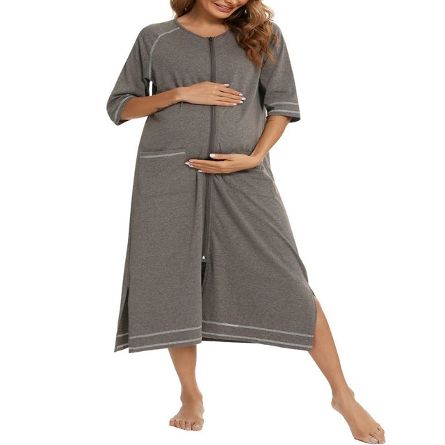 Robe de Nuit à Manches Courtes pour Femme