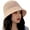 Pink, variant on CoCopeaunts Straw Hat for Women Wide Brim Summer Folable Sun Hats Bucket Hat Outdoor Breathable Hollow Beach Hat