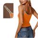 thumbnail image 5 of Camisetas de Verano para Mujeres sin Mangas Impresas con Cuello en U Camisetas de Verano de Moda, 5 of 6