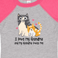 thumbnail image 4 of Inktastic I Love My Grandma Loves Me Cat Boys or Girls Baby Bodysuit, 4 of 5