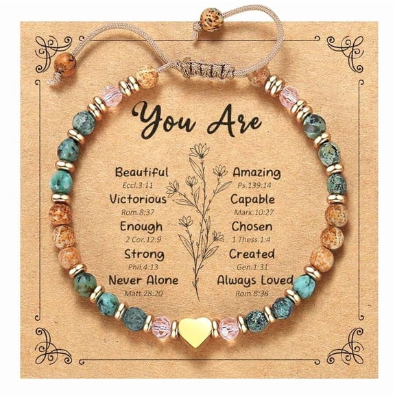 Bracelet With Goldtone Heart Charm - Who Are You