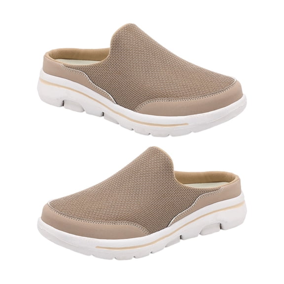 Minnieouse 1 par de chanclas portátiles de estilo informal para mujer, zapatillas transpirables de tacón plano para fiesta para niñas, Type2 NO2