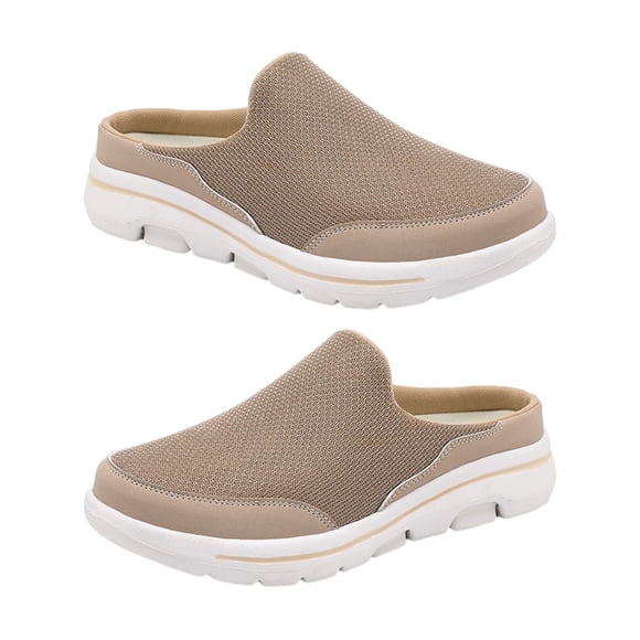 Minnieouse 1 par de chanclas portátiles de estilo informal para mujer, zapatillas transpirables de tacón plano para fiesta para niñas, Type2 NO2