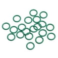 thumbnail image 1 of Anillos O de caucho de fluoruro, 9mm OD, 6mm de diámetro interior, 1.5mm de grosor, junta de sellado verde 20Pcs, 1 of 3