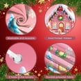 thumbnail image 4 of Pink Christmas Banner Gingerbread House Xmas Display Gingerbread Man Christmas Tree Gingerbread Backdrop for Christmas Party Holiday Decoration Home Decor, 4 of 9