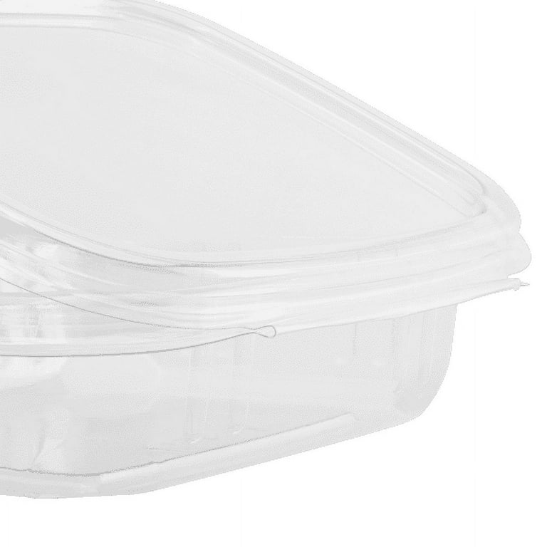  8-oz. Square Clear Deli Containers with Lids