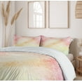 thumbnail image 6 of Ambesonne Peach Duvet Cover Sets, Vibrant Grunge Abstract, 2-Queen, Pink Orange Yellow, 6 of 7