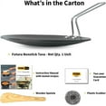 thumbnail image 6 of Hawkins Futura Non-Stick Concave Tava Griddle 10 in with Steel Handle, 6 of 6