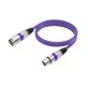 thumbnail image 2 of Cable XLR a micrófono Cable auxiliar multicolor para mezclador de audio (1 m) 6 piezas, 2 of 4