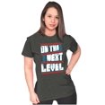 thumbnail image 3 of Retro On Next Level Video Gamer Nerd Womens Fitted Plus Size Graphic Tee Brisco Brands 2X, 3 of 4
