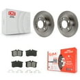 thumbnail image 1 of Transit Auto Rear Disc Brake Rotors and Semi-Metallic Pads Kit for Car 2007-2010 Volkswagen Beetle K8S-101731, 1 of 11