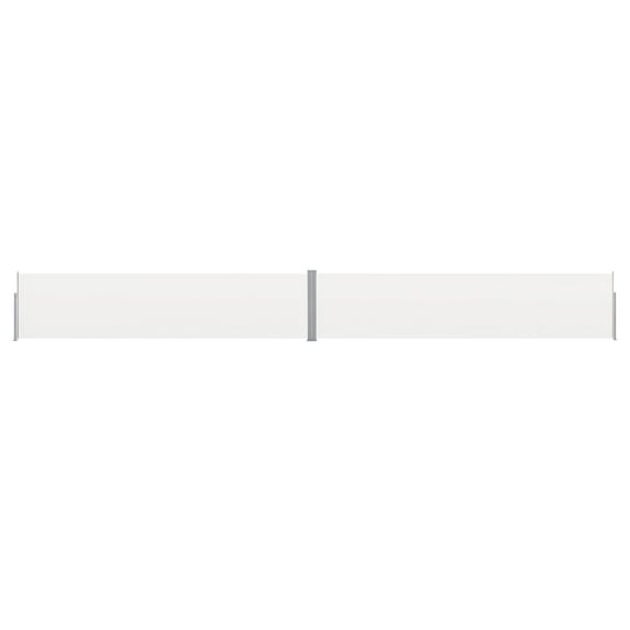 Charmma Patio Retractable Side Awning 66.9"x472.4" Cream