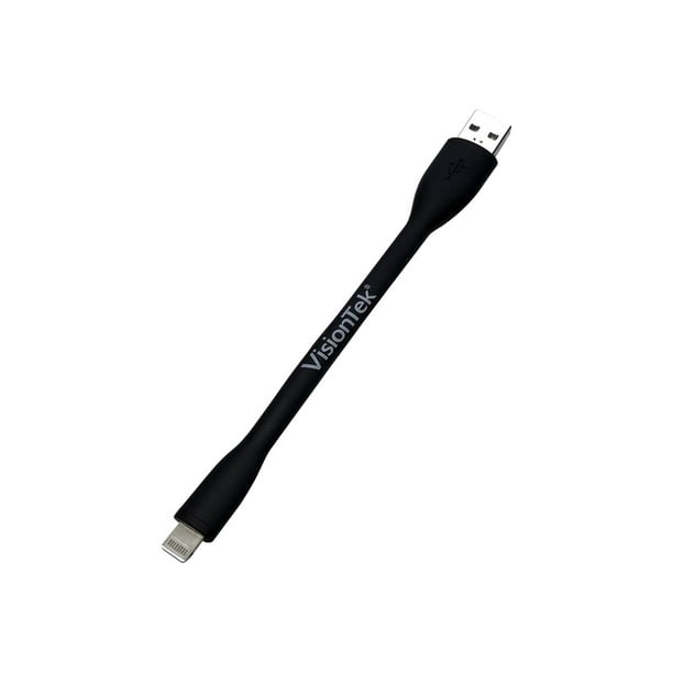 VisionTek Flex Lightning cable Lightning male to USB male 6 in